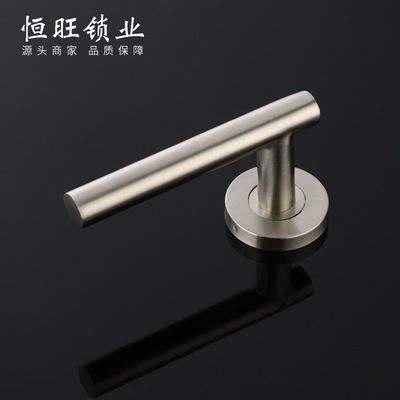 不銹鋼門(mén)鎖彎管系列03-108SS 靜音室內(nèi)門(mén)鎖分體執(zhí)手鎖