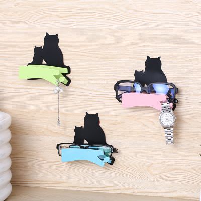 衛(wèi)生間置物架眼鏡收納架雜物架 無痕壁掛浴室簡易層架儲物