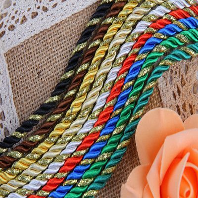 滌綸三股扭繩，手提繩，禮品盒繩子，服裝、家紡輔料繩