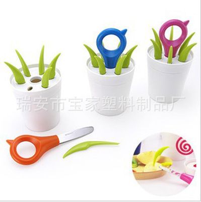 創意水果叉 花草水果刀叉 卡通水果叉