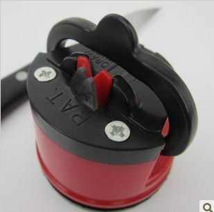 吸盤式快速磨刀器 廚房小工具 多功能磨刀器 鎢鋼磨刀器