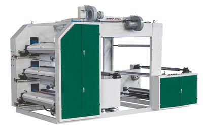 兩色無紡布柔版印刷機(jī)，印刷薄膜、紙張等卷材