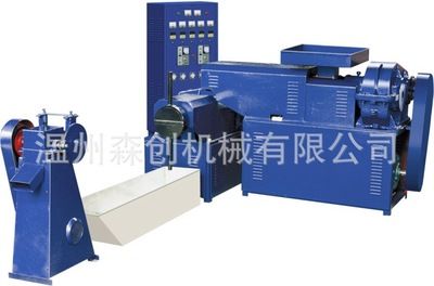 水冷造粒機 主輔機螺桿 SJ-120 電磁加熱 液壓換網水環熱切造粒機