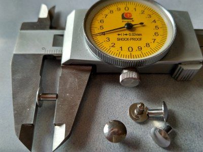 304不銹鋼 平頭半空心鉚釘 GB875 M3 Φ3mm 3*4~3*20