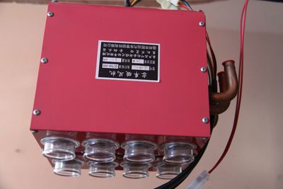 裝載機(jī)散熱器四孔12管24V汽車暖風(fēng)機(jī)風(fēng)扇