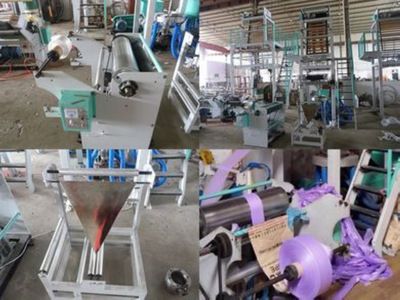 經濟型菜場方便袋吹膜機，桌布吹膜機