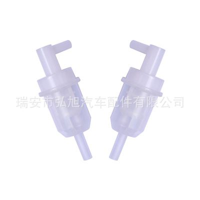 塑料汽油濾清器，插皮管濾清器，燃油濾清器