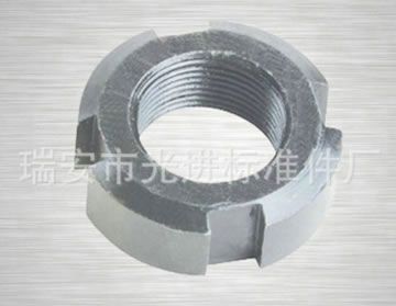 國標(biāo)圓螺母 開槽鎖緊螺母 止退螺母四槽螺母