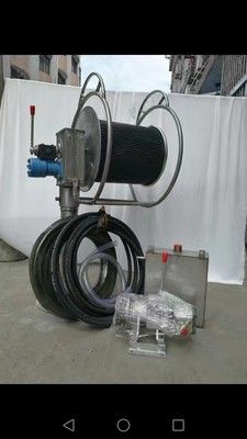 小型不銹鋼起網機，起籠機，油泵離合器，手動換向閥