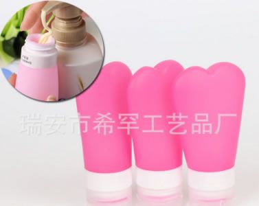 旅行硅膠分裝瓶洗漱套裝化妝品旅行裝洗發(fā)水沐浴露空瓶旅游小瓶子