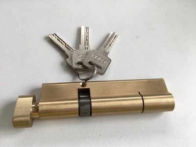 盜門斷橋鋁木復合門鎖頭鎖具鎖芯110Mm插芯鎖