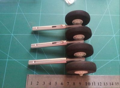 減震鋁合金起落架 航模固定翼SU27 塞斯納 微風(fēng)飄飄KT機(jī)等機(jī)型用