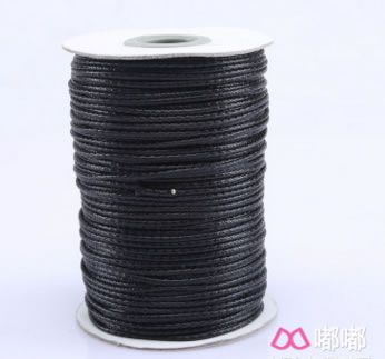 韓國(guó)魚線蠟繩 環(huán)保蠟線臘線 手工編織DIY飾品臘繩 圓蠟繩 1.5mm