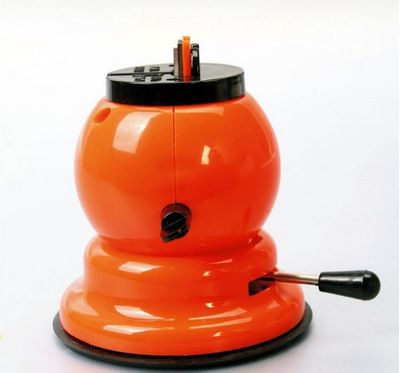 葫蘆型吸盤磨刀器，可調節磨刀器，廚房小工具