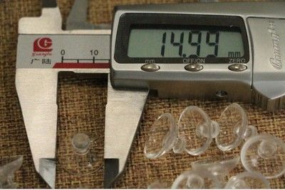 1-4代手機搖桿1.5CM卡頭吸盤 PVC透明吸盤 手機搖桿 玻璃吸盤15mm