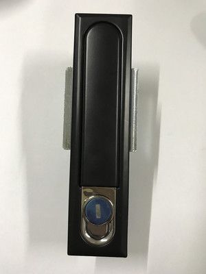電柜鎖MS818開關(guān)電柜門鎖MS490黑色方型鎖機箱機柜電箱