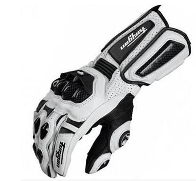 美洲豹 AFS10真皮摩托車(chē)騎行防摔手套碳纖維長(zhǎng)款手套