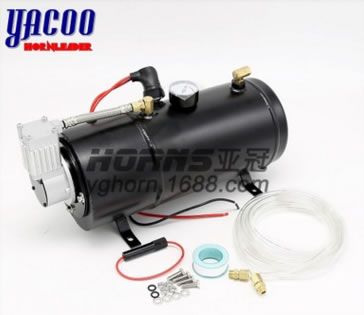 AS173 喇叭改裝氣泵12V 150psi 3L氣罐改裝氣泵空氣壓縮機