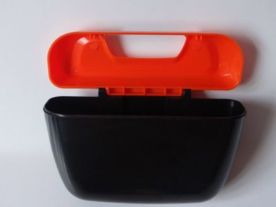 車載車用垃圾桶汽車垃圾箱迷你小置物收納箱車內掛汽車用品