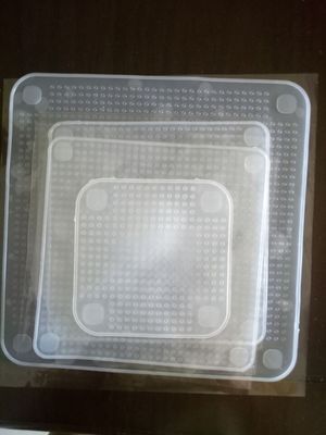 食品級硅膠保鮮膜 可重復(fù)使用冰箱密封保鮮蓋 多功能碗蓋4件套