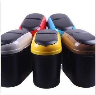 b汽車?yán)?盒裝) 車用垃圾桶 汽車用品 置物盒 時尚便捷收納