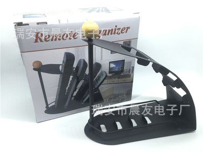 四格收納架遙控架鐵藝遙控架創意桌面遙控器架