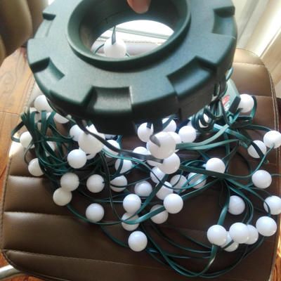 圣誕樹裝飾品燈串 LED節日彩燈閃燈遙控戶外燈泡