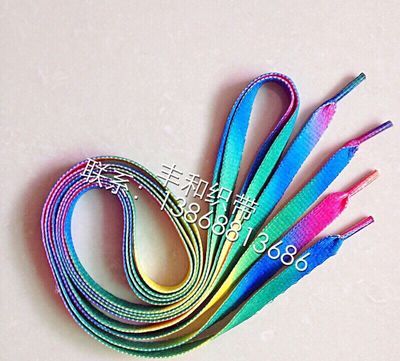 七彩鞋帶 寬0.8 長度