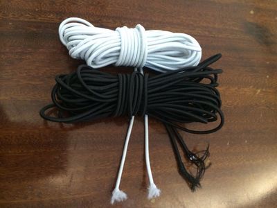 泰國進口橡筋繩、彈力繩、圓松緊帶2MM彈力繩/0.8mm止12mm