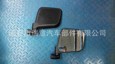 五菱之光倒車鏡 2孔塑料腳 三輪車電動車觀光車殘疾車巡邏車通用