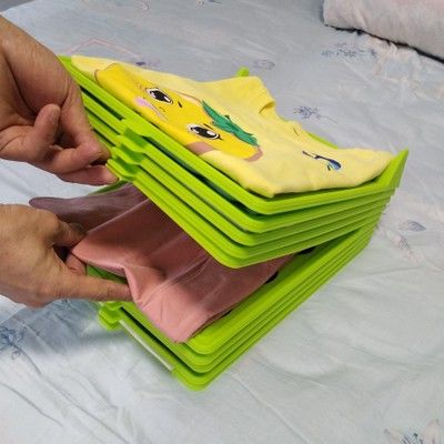 日式簡易硬質PP塑料疊衣板 T恤襯衫防褶皺收納板