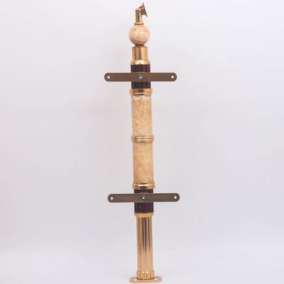 酒店樓梯扶手立柱家用玻璃樓梯欄桿 直線式花柱鋁合金