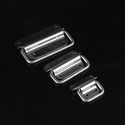 不銹鋼拉手設(shè)備折疊拉手 工具箱活動提手板式拉手