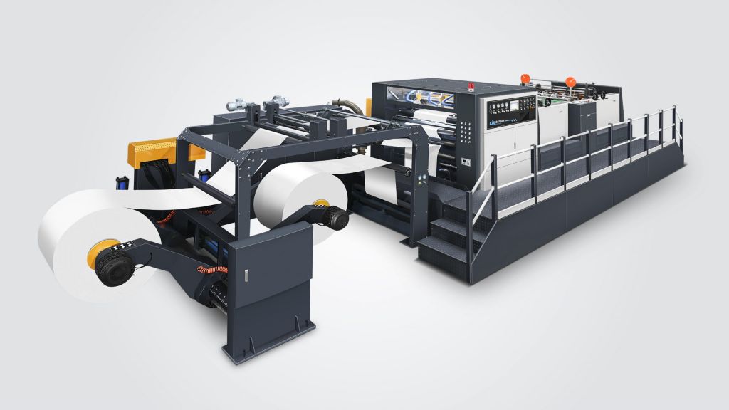 SM 1900 伺服傳動雙螺旋高精密卷筒紙分切機