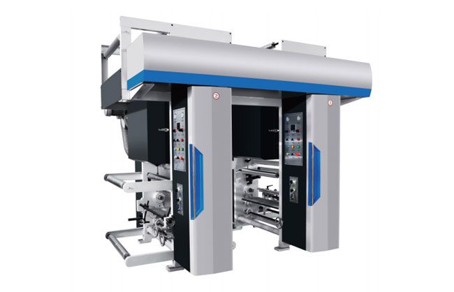 TY-A 無軸2色-4色無底盤無連接連線高速水墨印刷機