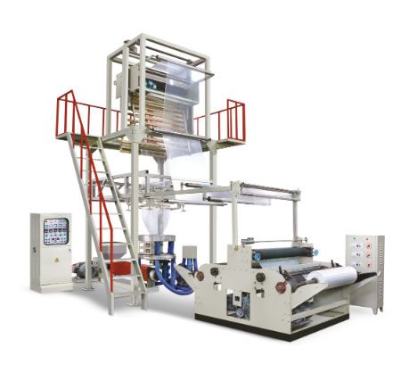  旋轉(zhuǎn)雙收吹膜機(jī)組