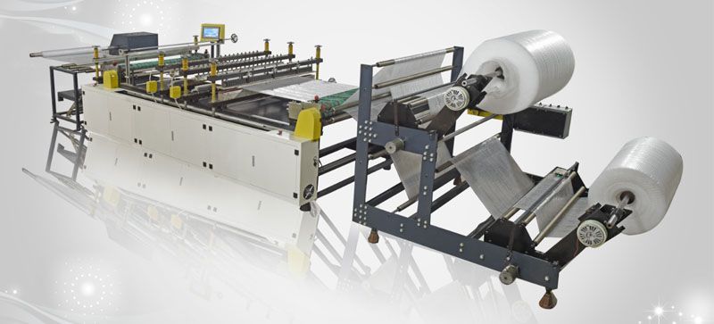 氣泡膜點斷制袋機