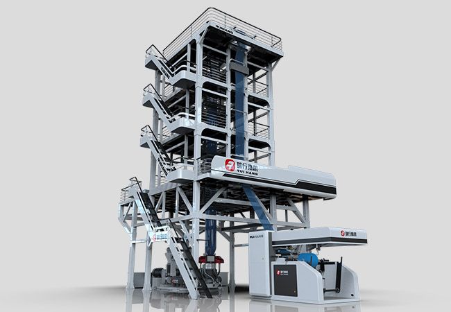 LDPE/LLDPE/HDPE三至五層共擠吹膜機