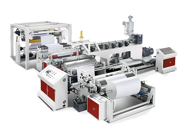 XY-C900-1700型高速液壓無軸單面淋膜機組