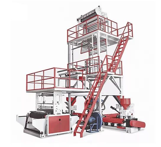 三層共擠快遞袋吹膜機組