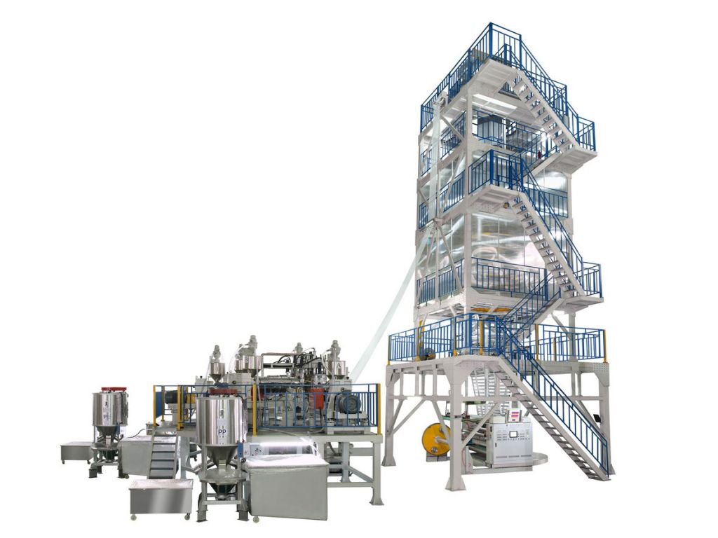 POF-C-5熱收縮膜吹膜機組