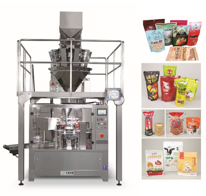 大顆粒不規(guī)則塊狀物 給袋式配套包裝機(jī)組