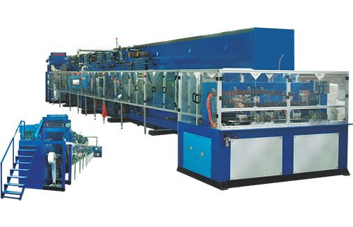 RF-KYE全自動高速快易包裝衛生巾生產線