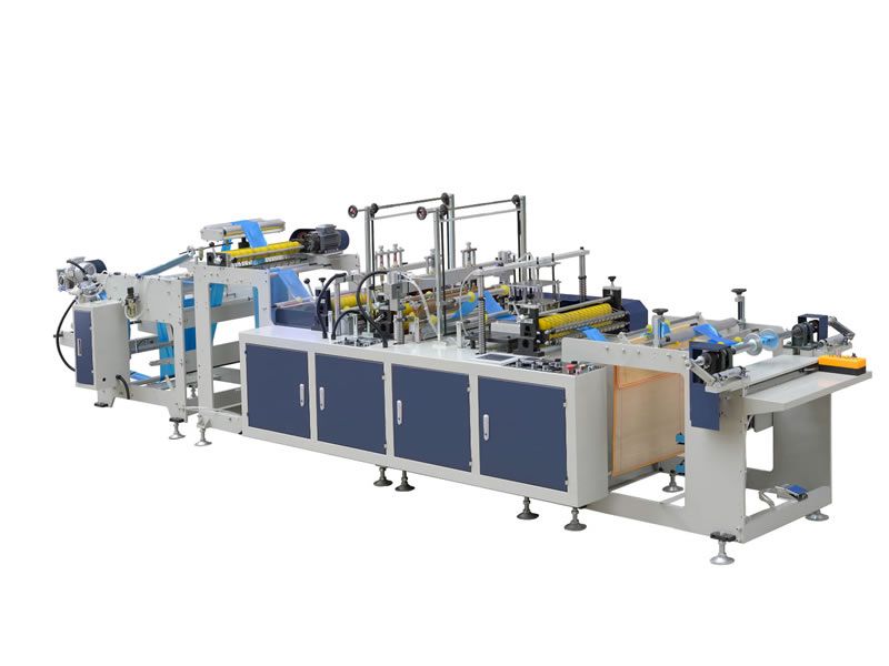 500型手動(dòng)單通道高速八折連背制袋機(jī)