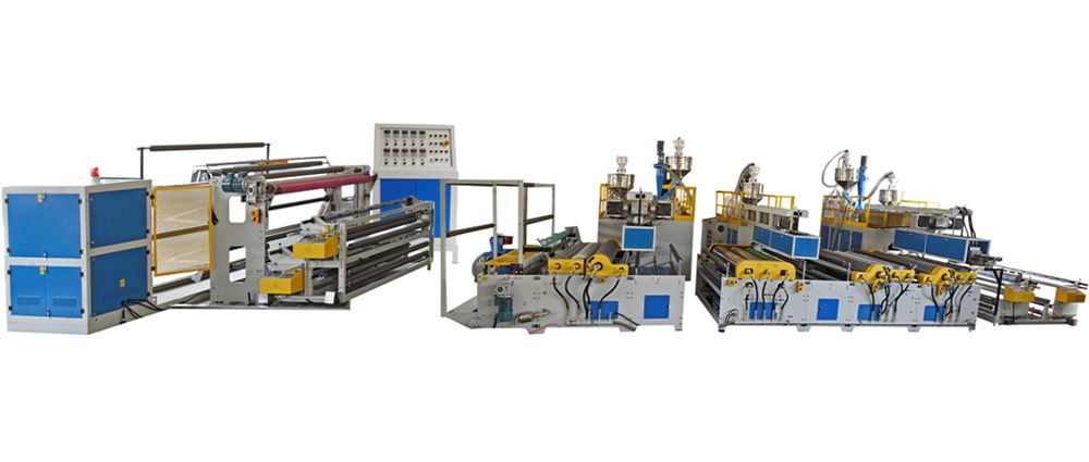 7層氣泡膜鋁膜機(jī)（5條螺桿擠出）