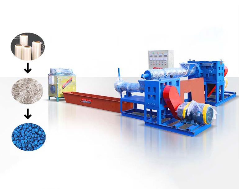 PP PE 雙階高產造粒機組