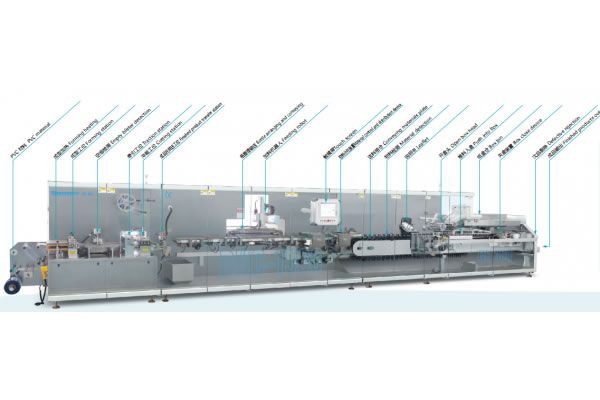 DHC-1500西林瓶泡罩包裝裝盒生產(chǎn)線