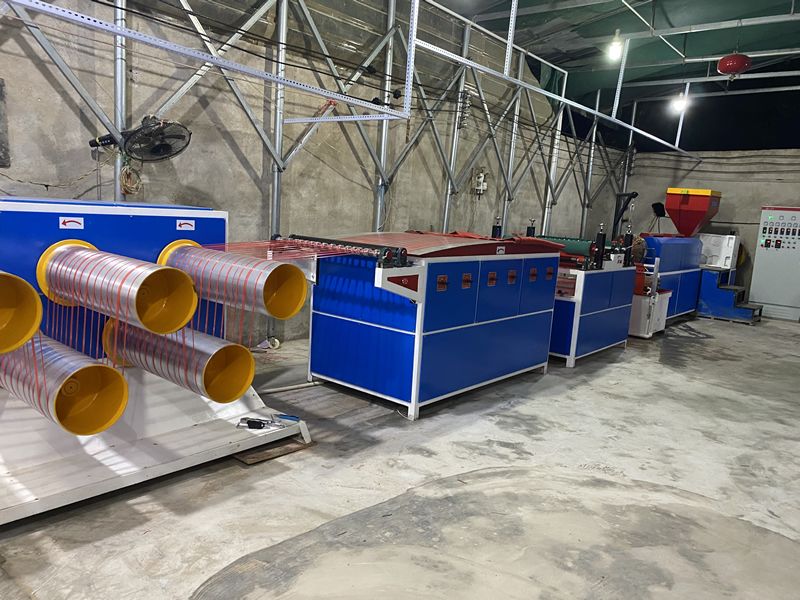 水拉塑料撕裂膜機組