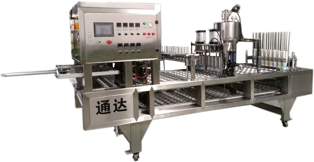 QCF-8杯裝紙杯灌裝封口機