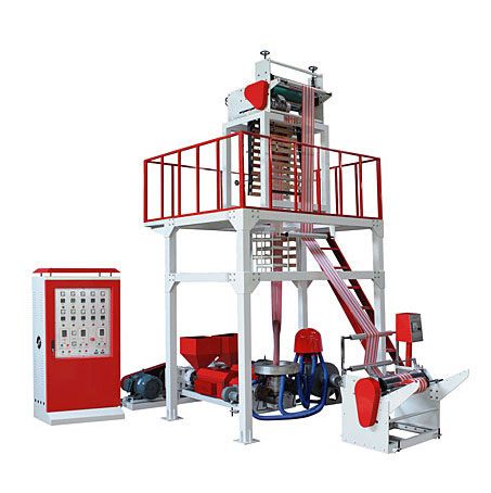 雙螺桿雙色彩條吹膜機(jī)